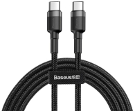 BASEUS USB-C USB-C Baseus Cafue PD 60W 1m czarno-szary CATKLF-GG1 - 691506 - zdjęcie 2